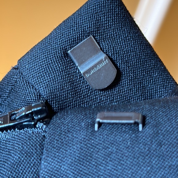 ⭐️⭐️⭐️SOLD ⭐️⭐️⭐️ Burberry Lottie Colorblock Grain de Poudre Wool Trousers - Picture 12 of 17